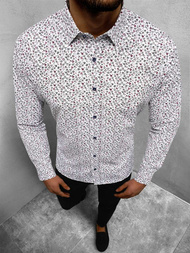 Férfi Ing Fehér OZONEE O/3422