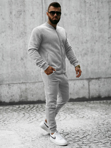 Férfi melegítő együttes szürke OZONEE JS/8C76/2