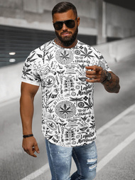 Férfi Póló Fehér OZONEE O/P1347