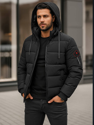 Férfi téli parka kabát fekete OZONEE JS/31M5031/392Z