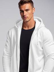 Férfi Melegítő felső Fehér OZONEE JS/2008