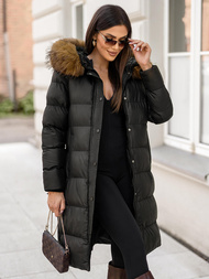 Női kabát fekete OZONEE JS/5M3298/392
