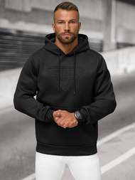 Férfi kapucnis felső fekete OZONEE JS/27B6500/3