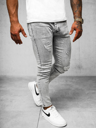 Férfi farmer nadrág szürke OZONEE O/2358/2