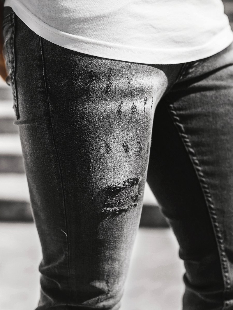 Férfi nadrág Fekete OZONEE G/1084