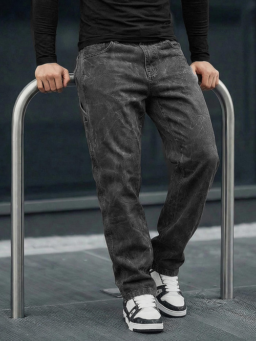 Férfi farmer nadrág grafit OZONEE O/KK2828/5Z