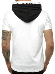 Férfi galléros póló Fehér OZONEE MAD/3076