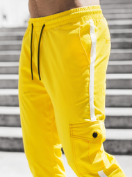 Férfi nadrág jogger Sárga OZONEE DJ/5580