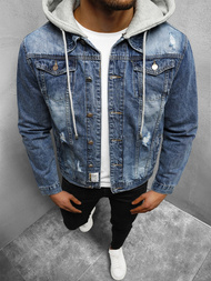 Férfi farmer dzseki kék OZONEE NB/MJ505B