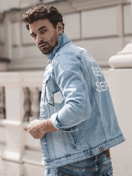 Férfi farmer dzseki kék OZONEE G/600