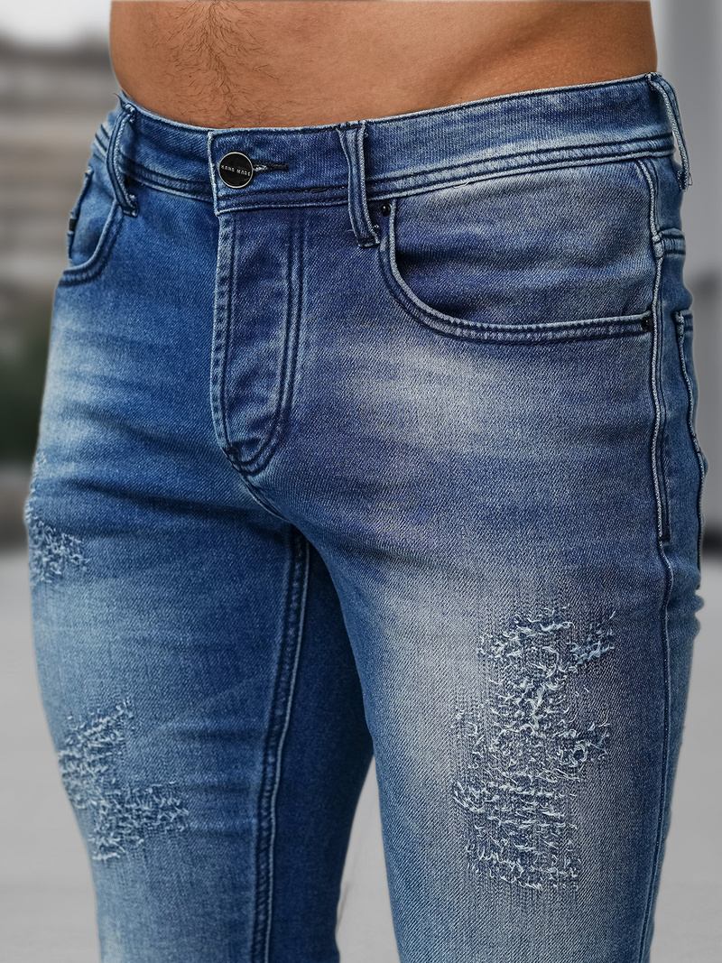 Férfi farmer nadrág sötét-kék OZONEE NB/MP0009BS