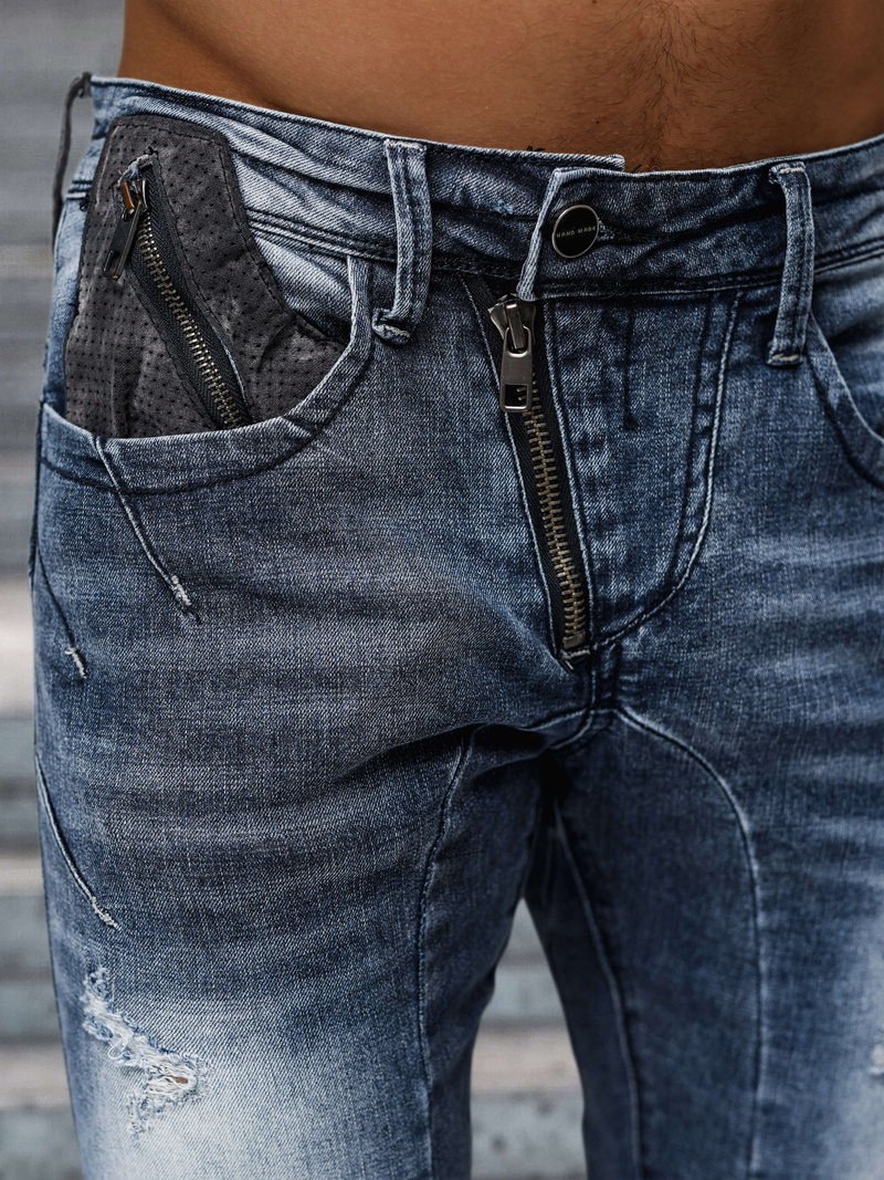 Férfi farmer nadrág kék OZONEE NB/MP0045B