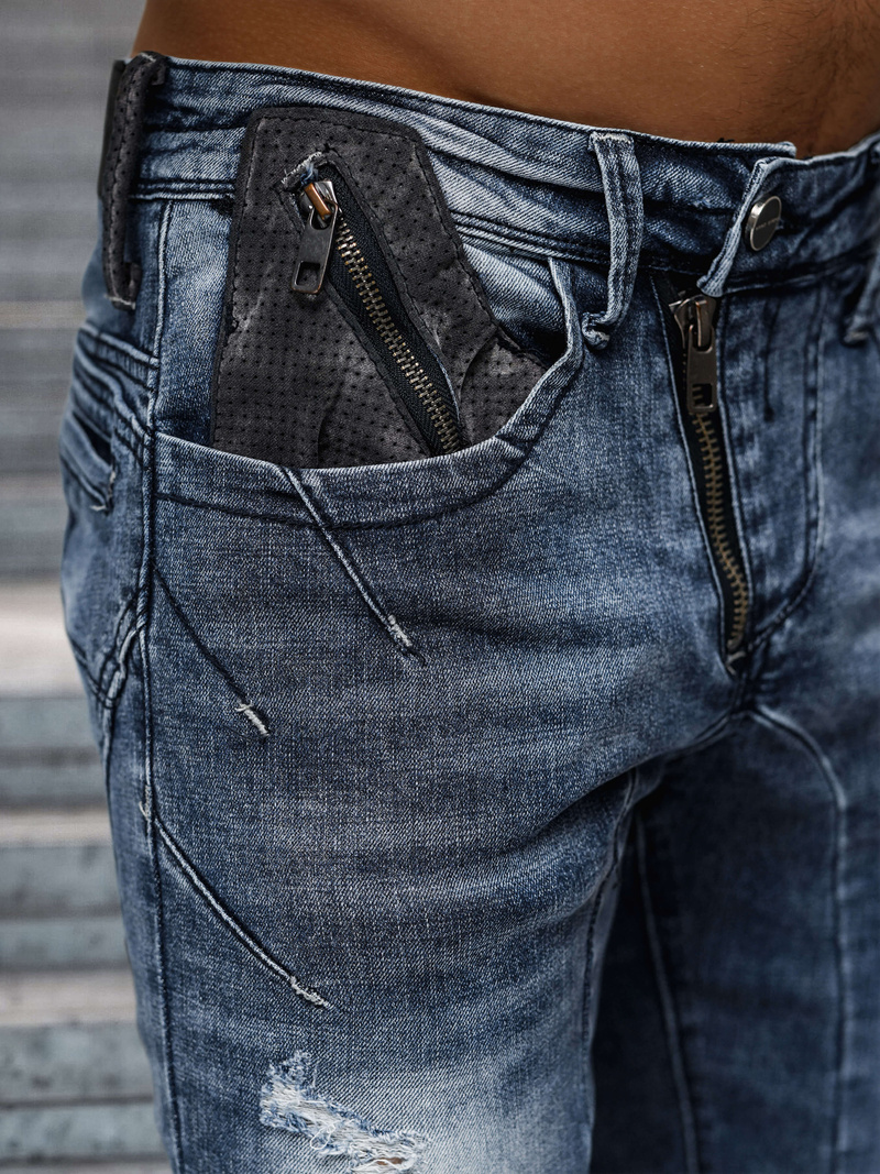 Férfi farmer nadrág kék OZONEE NB/MP0045B