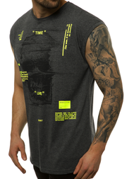 Férfi atléta grafit-sárga OZONEE MACH/M1212