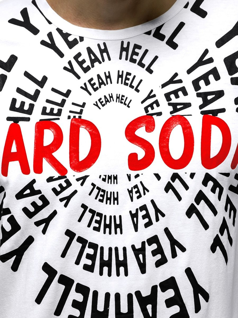 Férfi póló Fehér OZONEE JS/KS1948Z