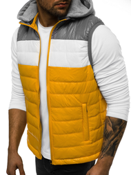 Férfi mellény Sárga OZONEE N/6105