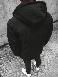 Férfi Steppelt Kabát Fekete OZONEE JS/M717/392