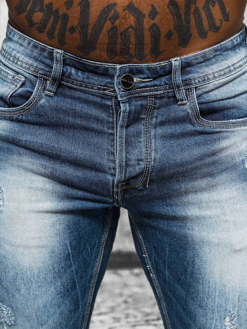 Férfi farmer nadrág kék OZONEE NB/MP0008B