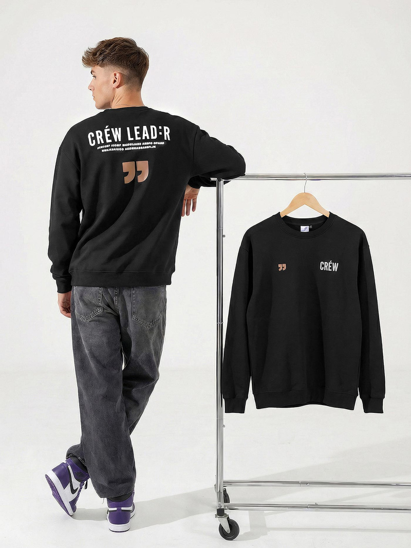 Férfi Melegítő Felső Fekete OZONEE JS/65B3917/3Z