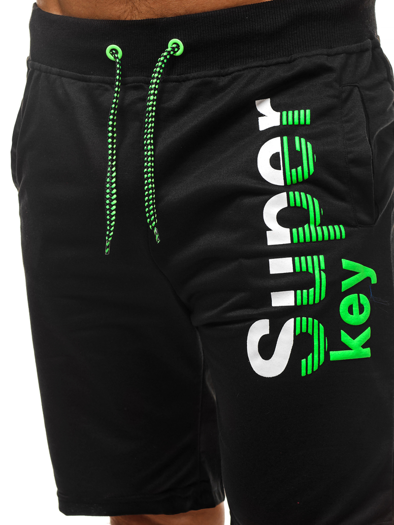 Férfi rövidnadrág Fekete OZONEE JS/NP01