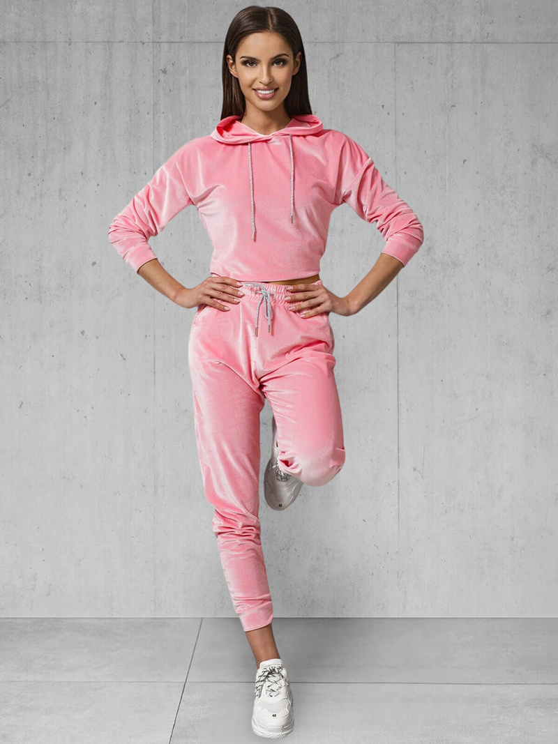 Kétrészes női tréning szett Világos-rózsaszín OZONEE O/13121