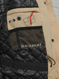 Női téli kabát bézs OZONEE O/W377