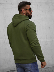 Férfi Kapucnis Pulóver Khaki OZONEE O/8B151/29