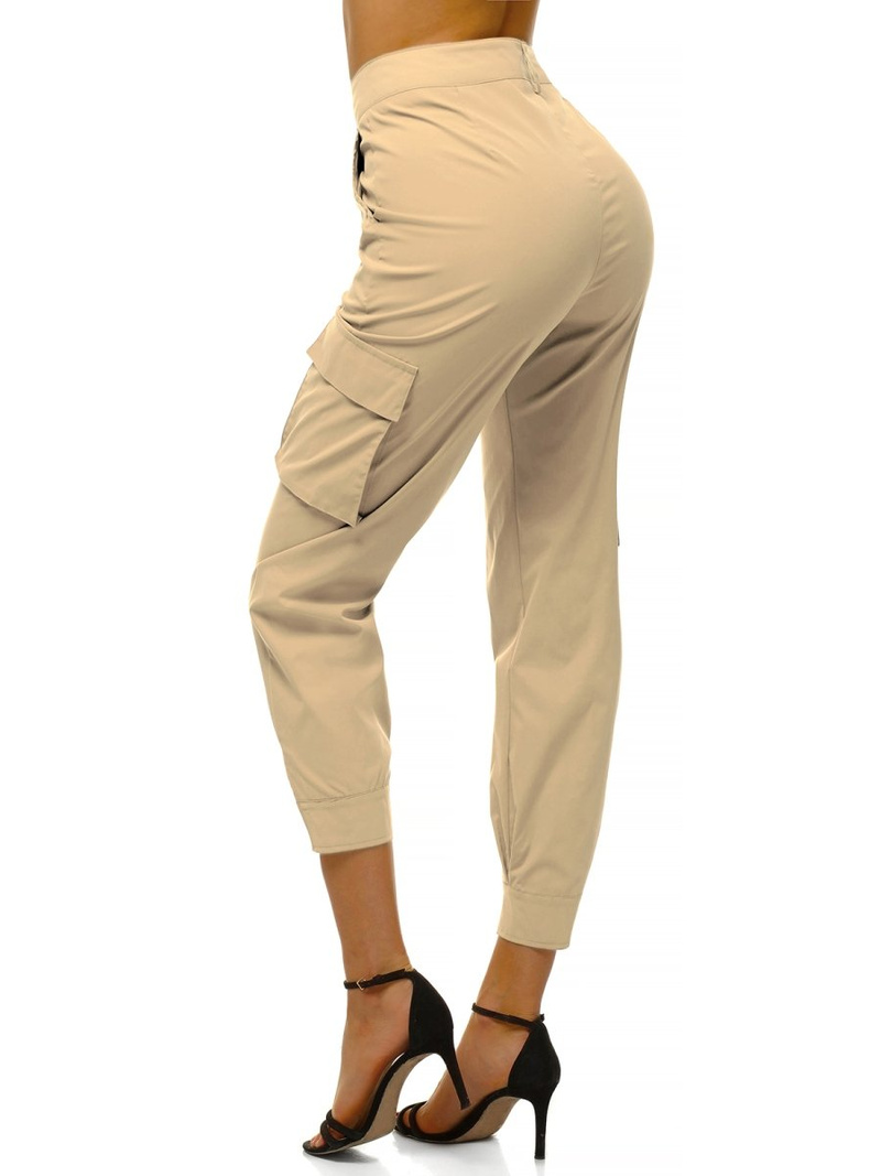 Női jogger nadrág Bézs OZONEE O/HM002