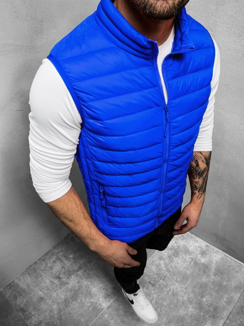 Férfi mellény Kék OZONEE JS/LY32Z