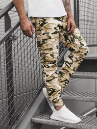 ATHLETIC 404 Férfi nadrág jogger Bézs