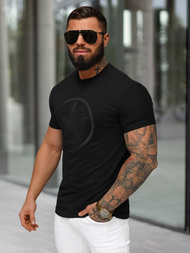 Férfi Póló Fekete OZONEE NB/MT3151