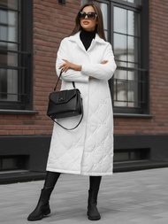 Női téli kabát fehér OZONEE JS/5M3177/281Z
