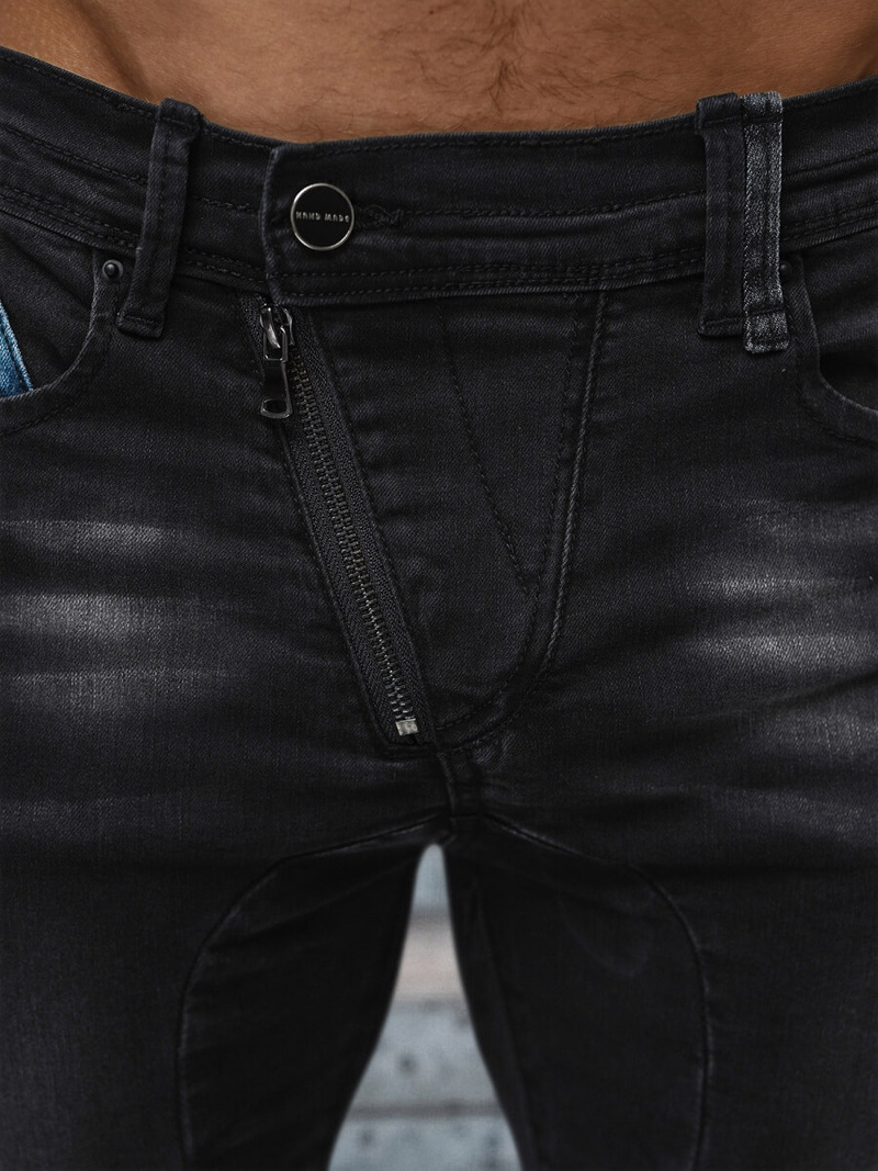 Férfi Farmer Nadrág Fekete OZONEE NB/MP0025NZ