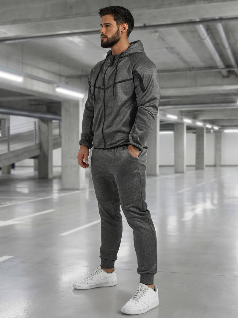 Férfi melegítő együttes grafit OZONEE JS/8C1966/5