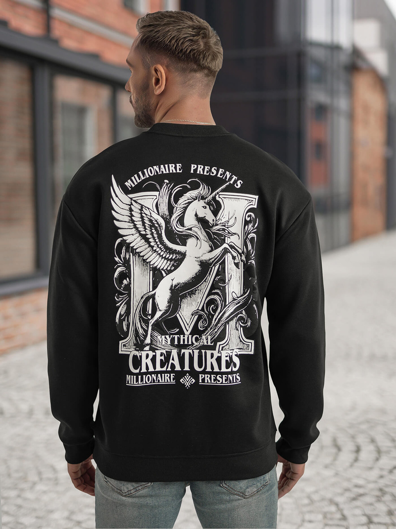 Férfi Melegítő Felső Fekete OZONEE JS/65B3919/3