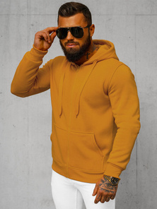 Férfi kapucnis pulóver camel OZONEE JS/2008Z