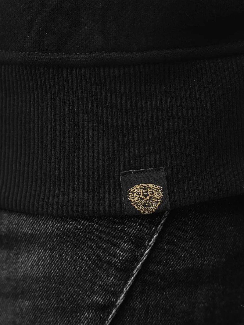 Férfi pulóver fekete OZONEE NB/MF2005