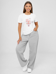 Női polo fehér OZONEE JS/95T2552/1