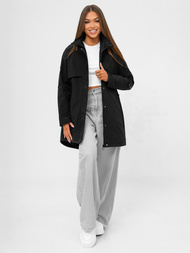 Női kabát fekete OZONEE JS/16M9235/392