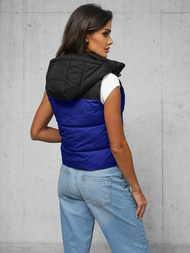 Női mellény kék OZONEE JS/16M9112/184