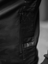 Férfi melegítő együttes fekete OZONEE O/3A126/A128