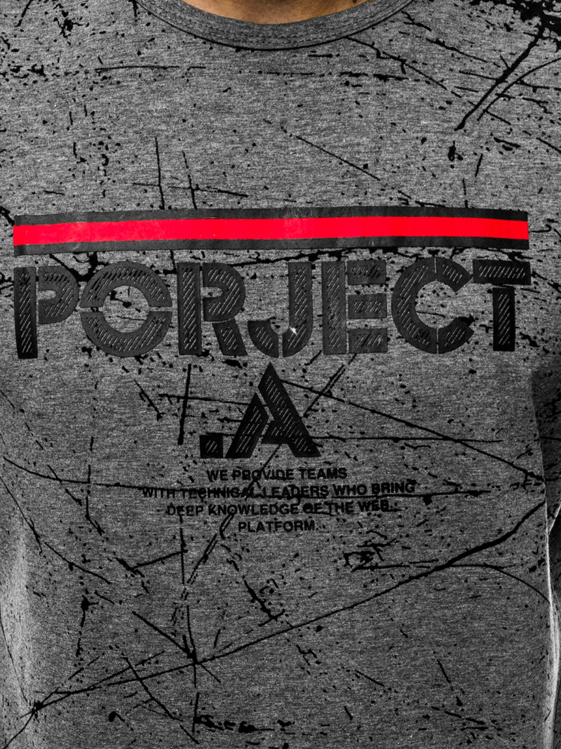 Férfi póló Grafit OZONEE JS/SS10917Z