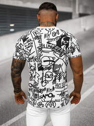 Férfi Póló Fehér OZONEE O/T1269/1