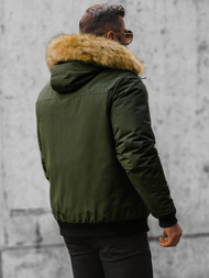 Férfi téli kabát khaki OZONEE JS/M2019/136