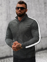 Férfi Pulóver Grafit OZONEE O/8B160/5