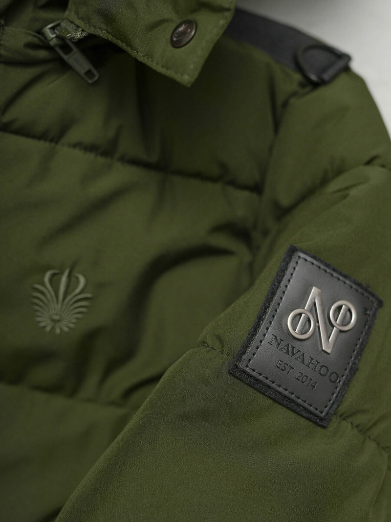 Női téli kabát khaki OZONEE O/W377