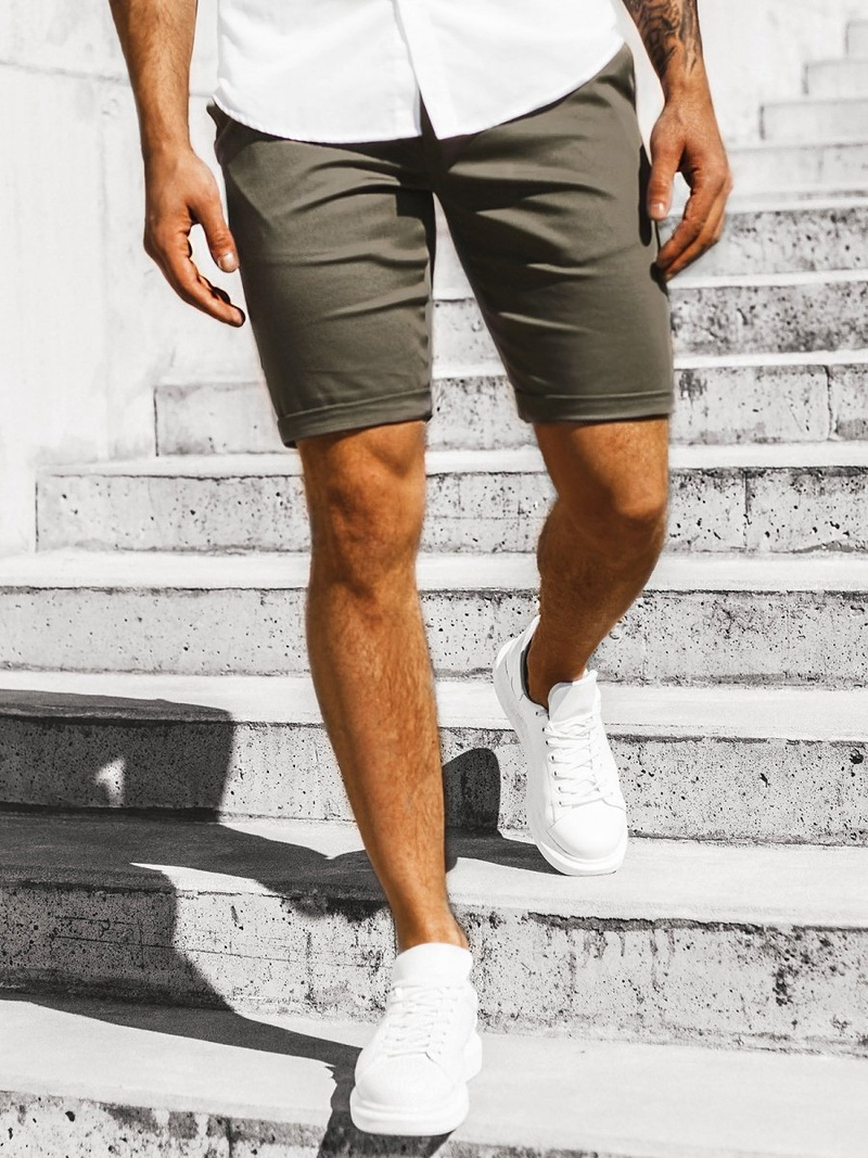 Férfi chino rövidnadrág Grafit OZONEE DJ/1001