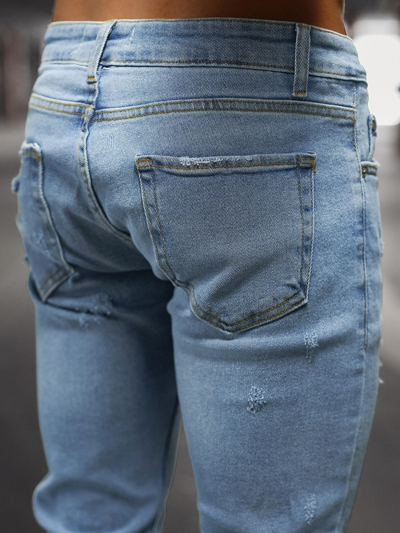 Férfi Farmer Nadrág Kék OZONEE O/WE1130