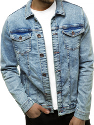 Férfi farmer dzseki világos-kék OZONEE BN/6075