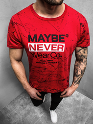 Férfi póló Piros OZONEE JS/SS10915Z